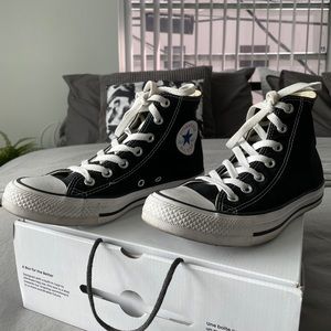 All star converse black high top